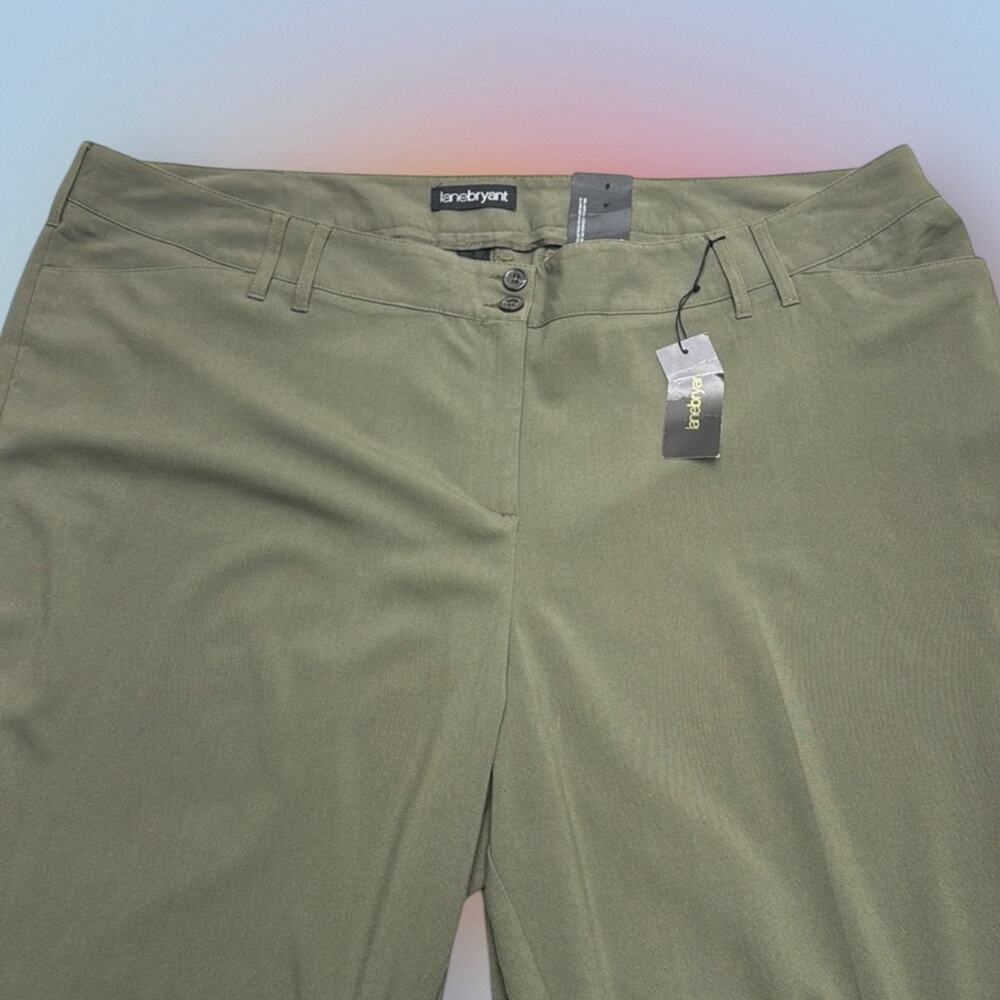 LANE BRYANT Women’s 28 Green CLASSIC TROUSER Pant